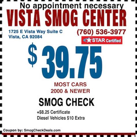 Smog Check Vista